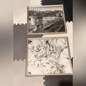Sophisticated Black and White Picture Frame Set